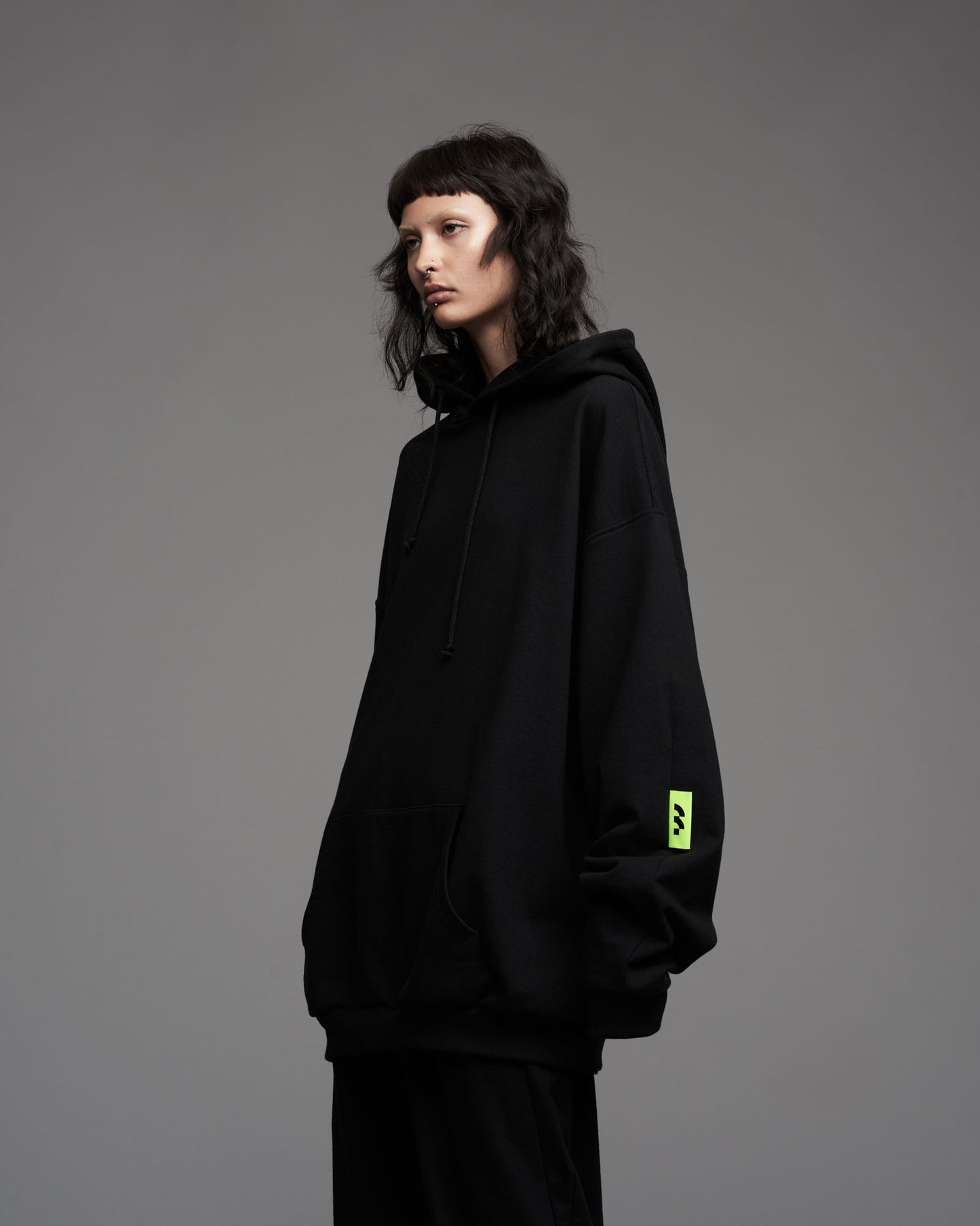 Oversize Embroidered Hood