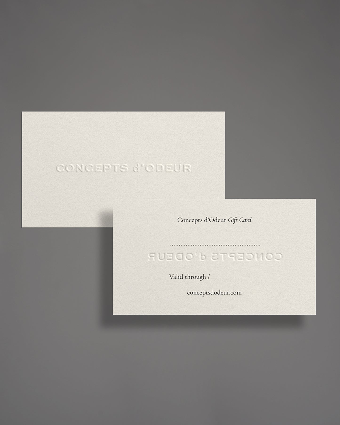 Concepts d'Odeur Gift Card